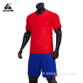 Conjunto de uniformes de Jersey de futebol de sublimação de sublimação personalizada